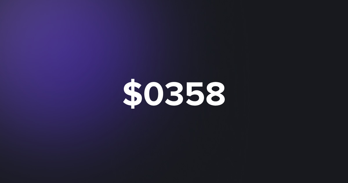 BRC20 $0358