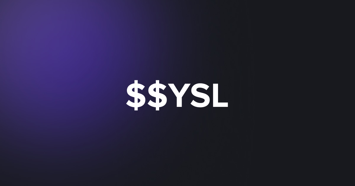 BRC20 $$YSL