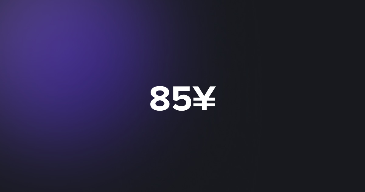 BRC20 85¥