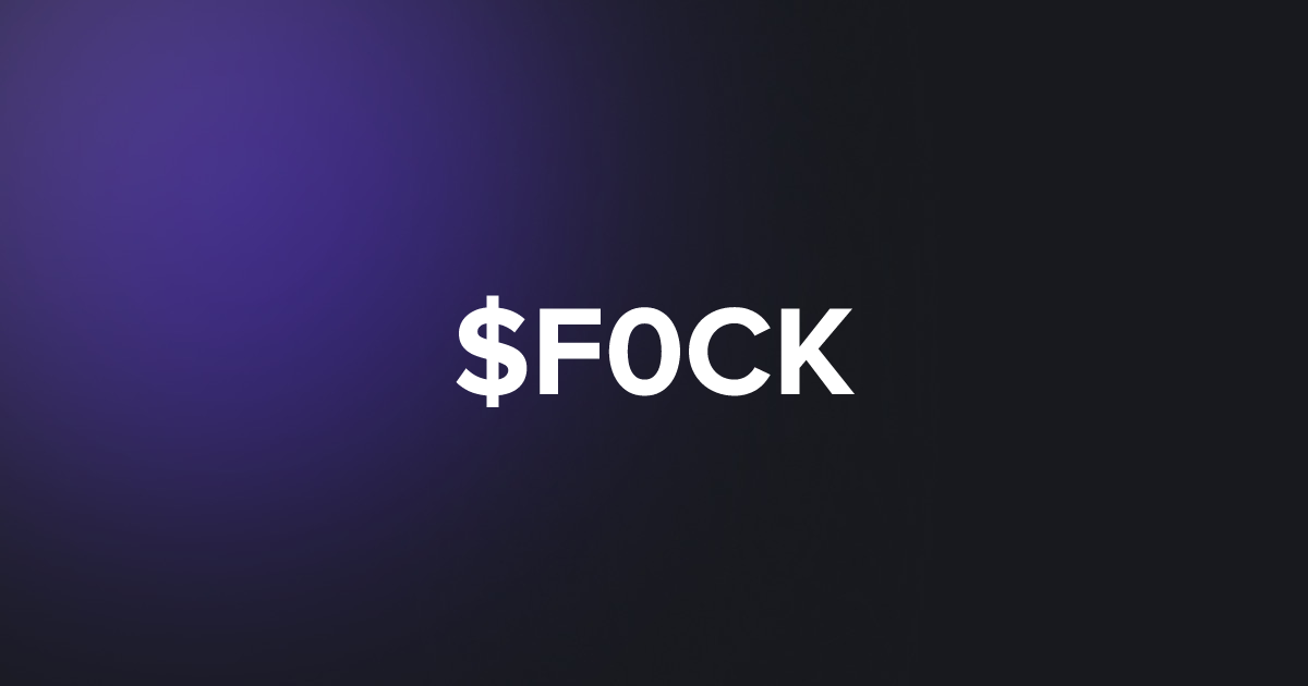 BRC20 $F0CK