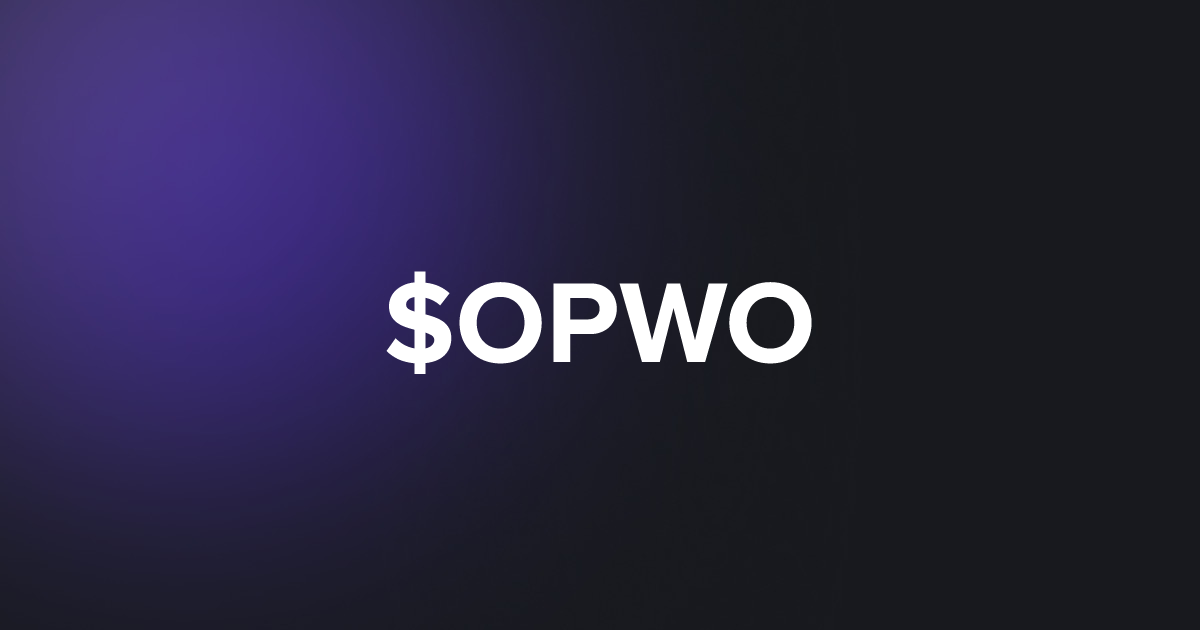 BRC20 $OPWO