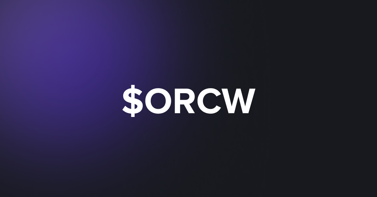 BRC20 $ORCW