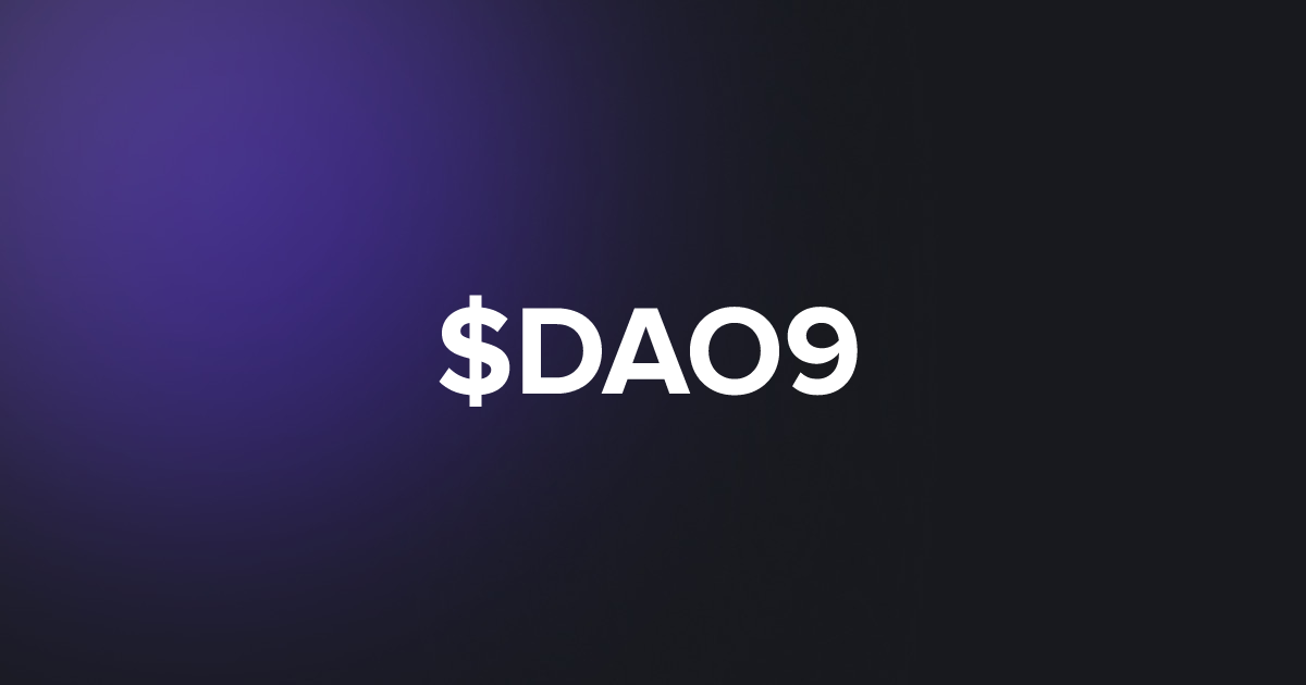 BRC20 $DAO9