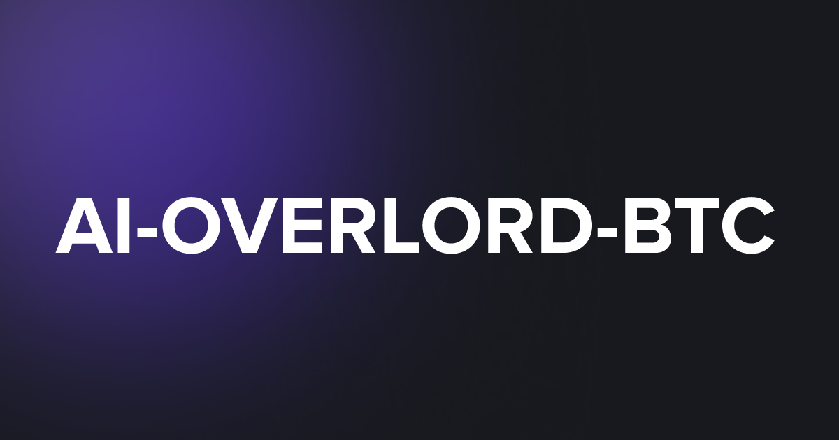 TAP AI-OVERLORD-BTC