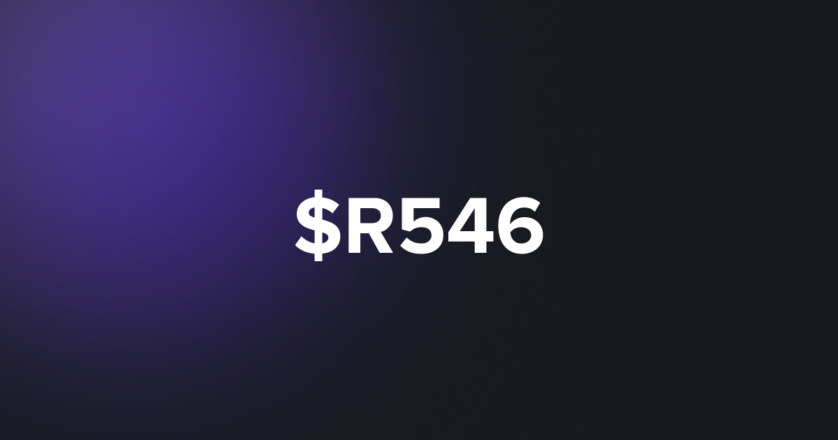 BRC20 $R546