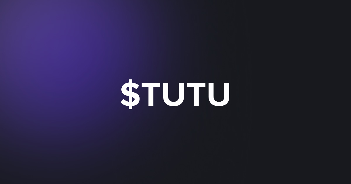 BRC20 $TUTU