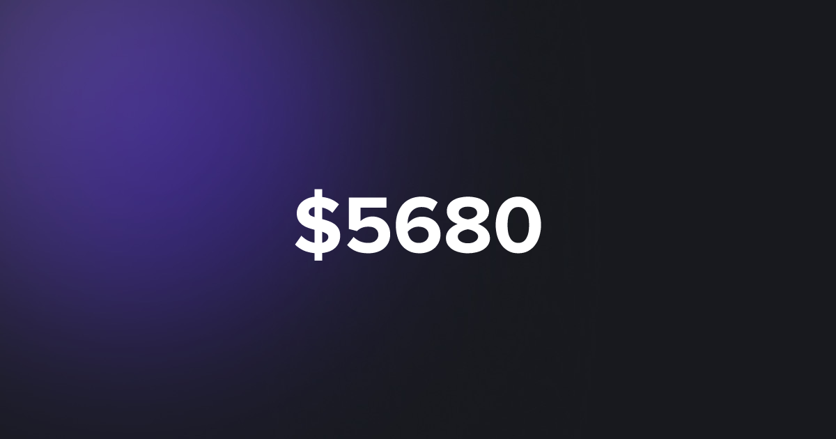 BRC20 $5680