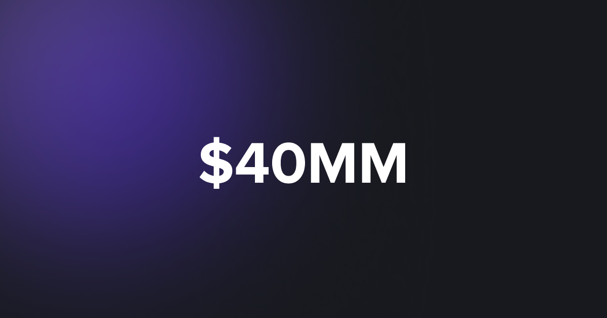 BRC20 $40MM