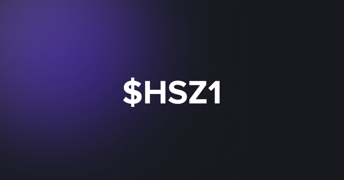 BRC20 $HSZ1
