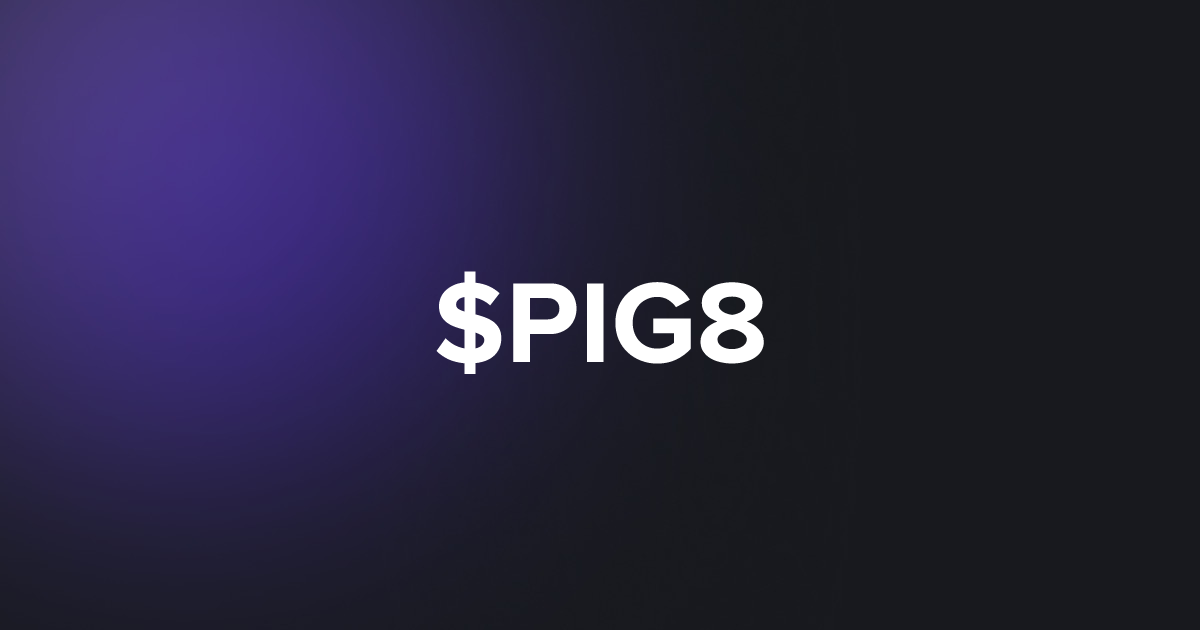 BRC20 $PIG8