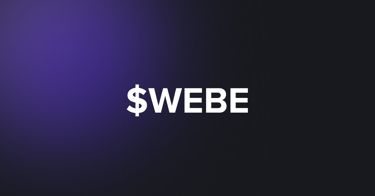 BRC20 $WEBE