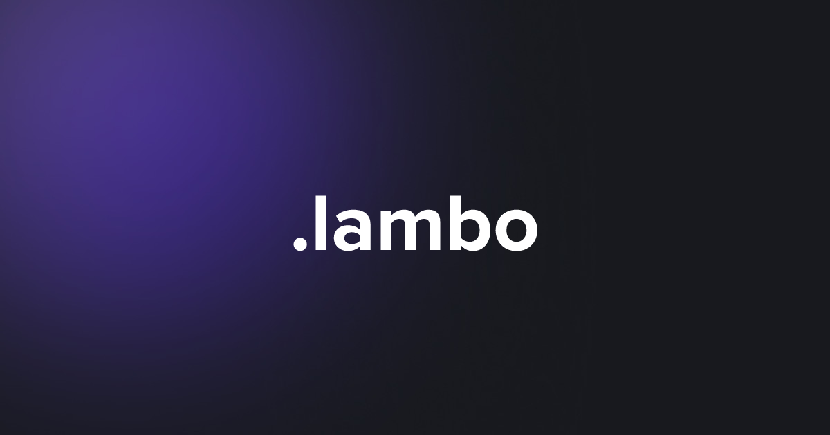 Lambo Names