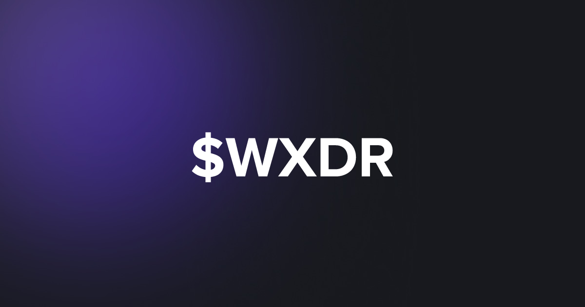 BRC20 $WXDR