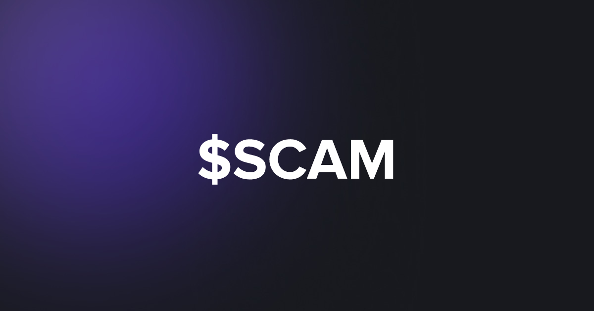 BRC20 $SCAM