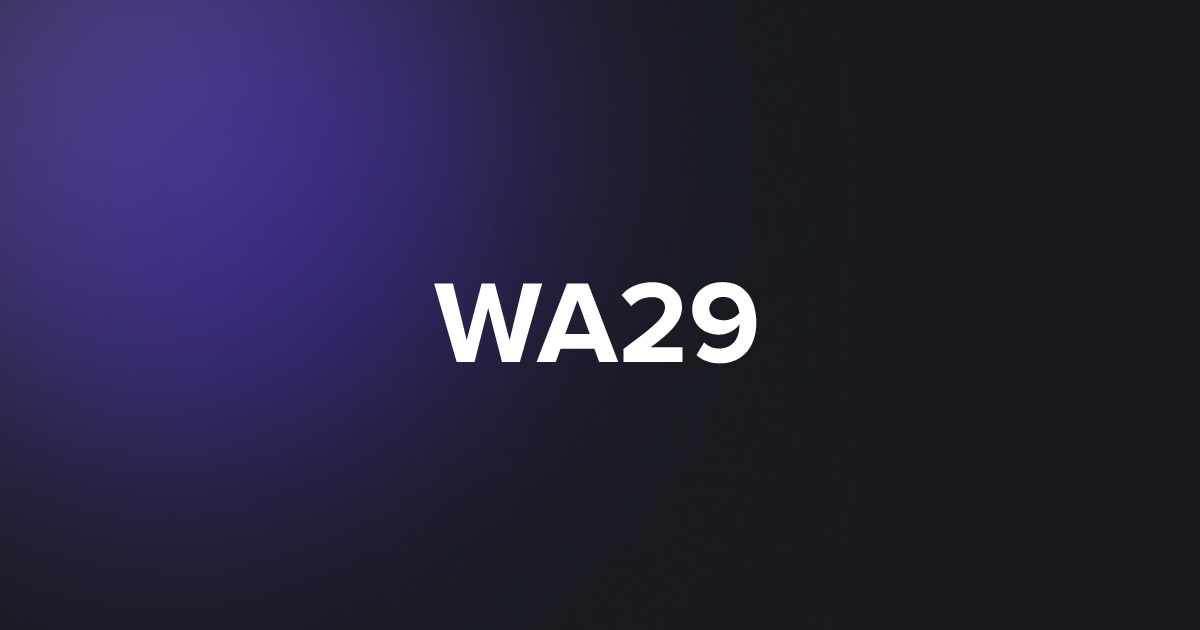 BRC20 WA29