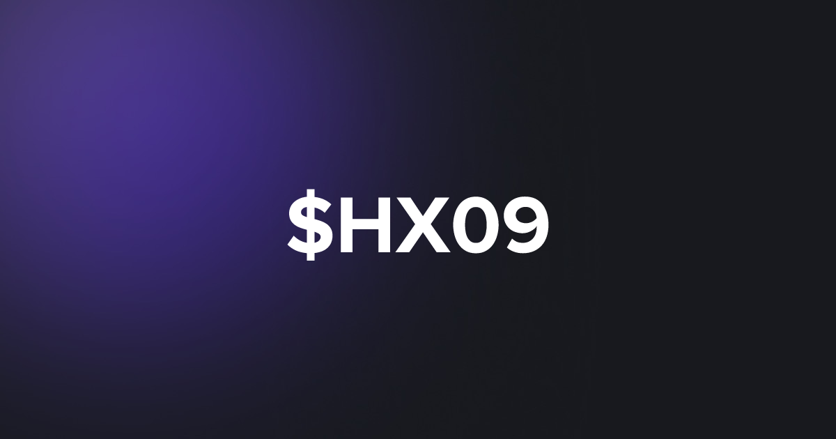 BRC20 $HX09