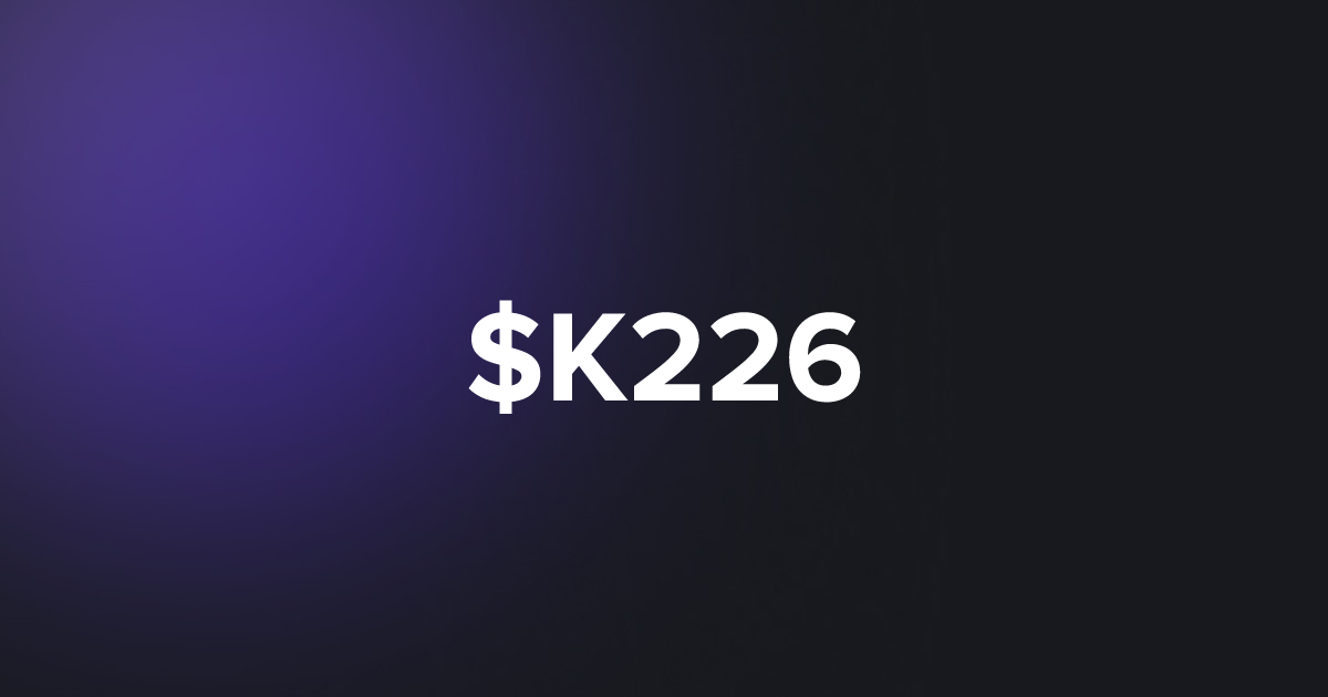 BRC20 $K226