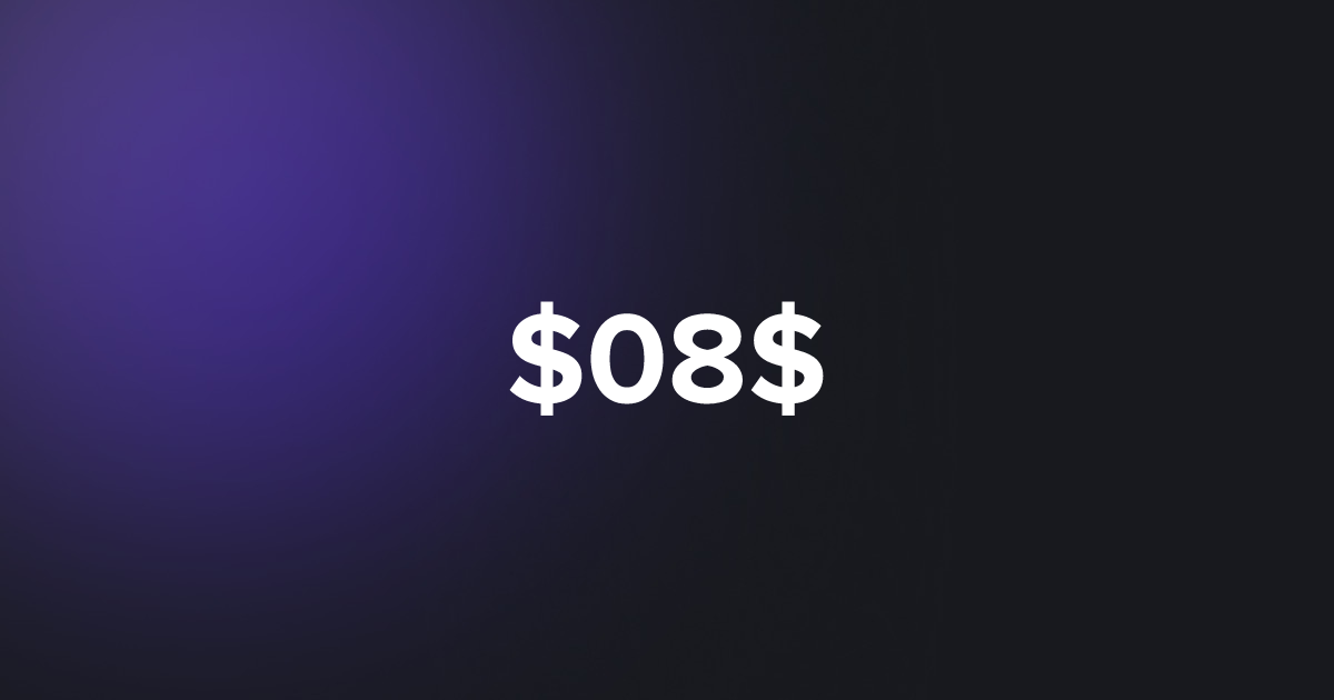 BRC20 $08$