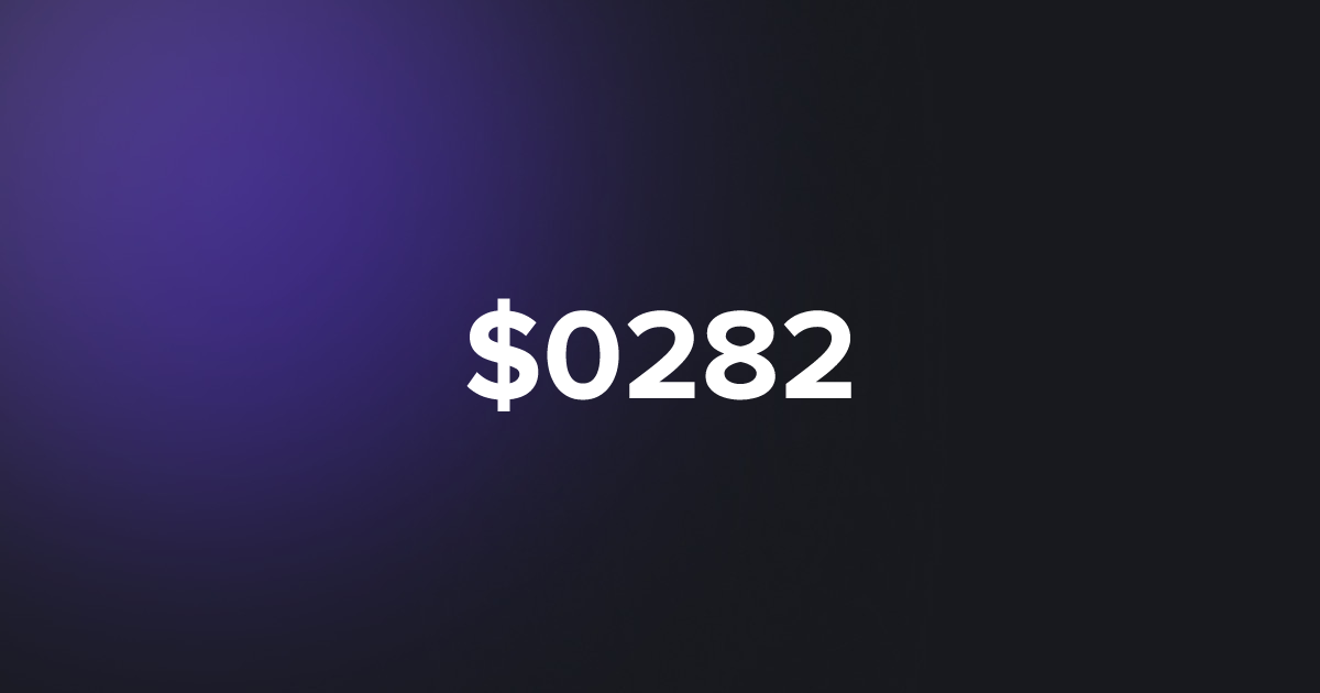BRC20 $0282
