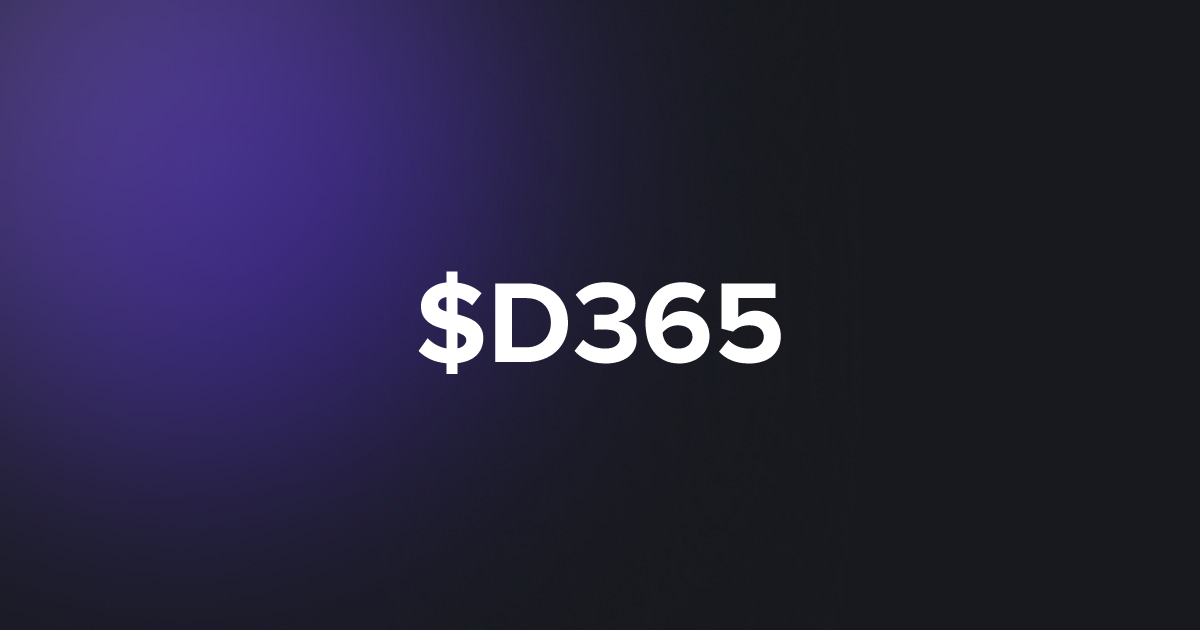 BRC20 $D365