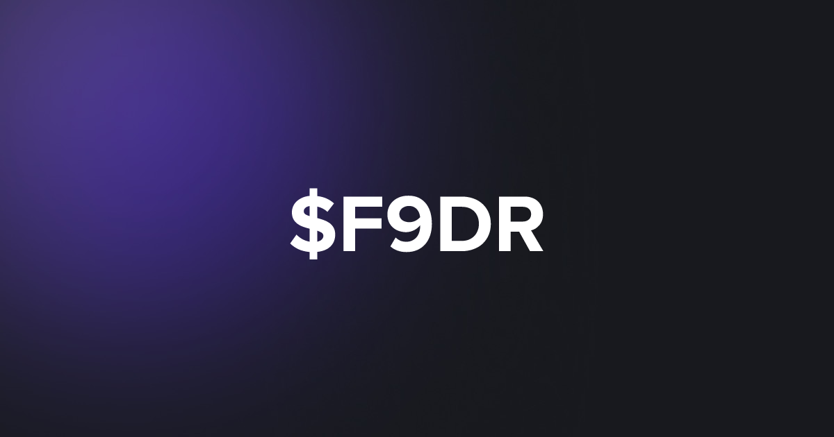 BRC20 $F9DR