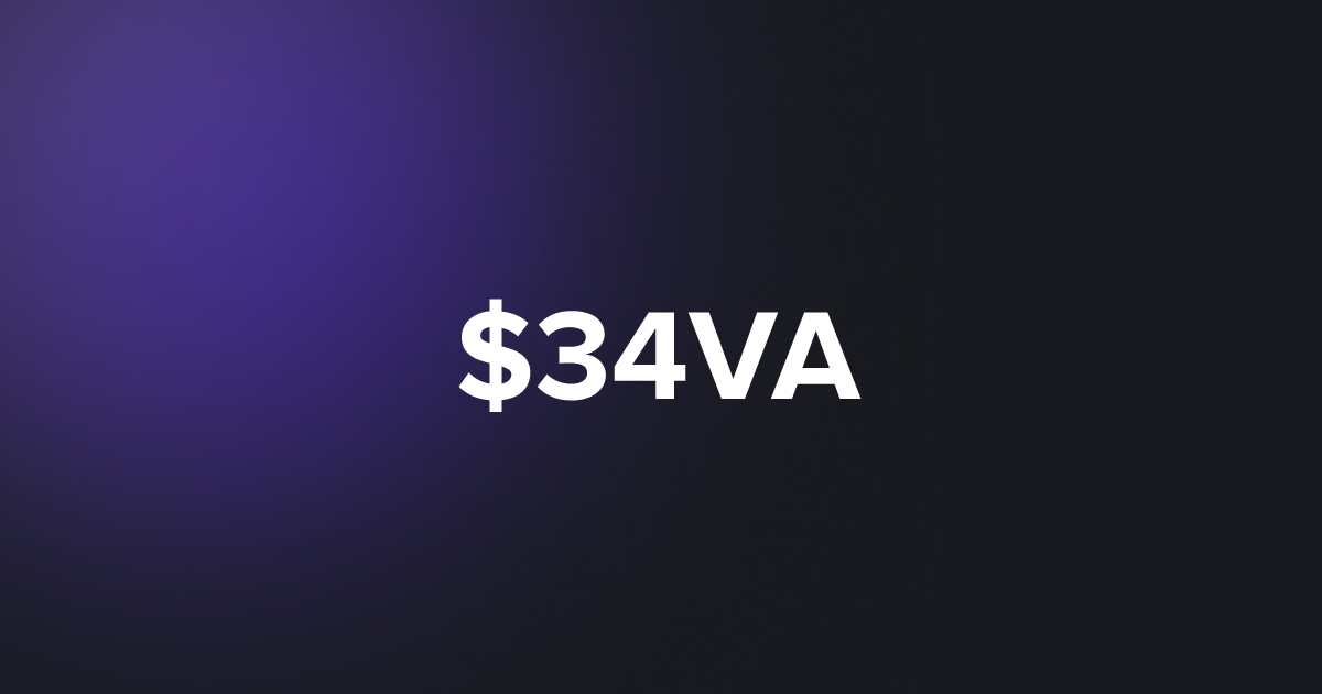 BRC20 $34VA