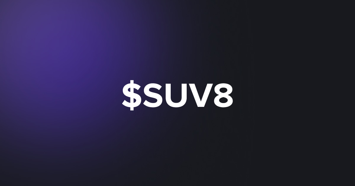 BRC20 $SUV8