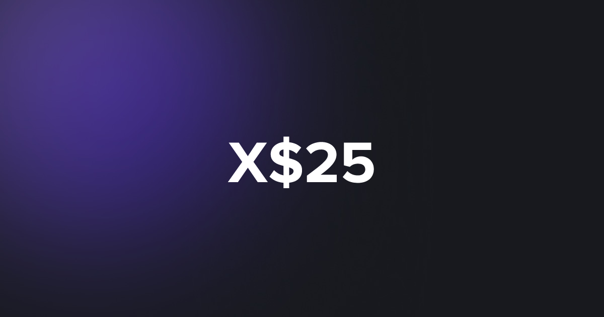 BRC20 X$25