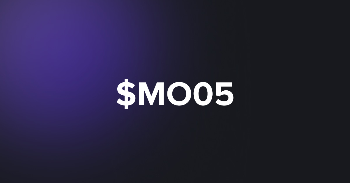 BRC20 $MO05