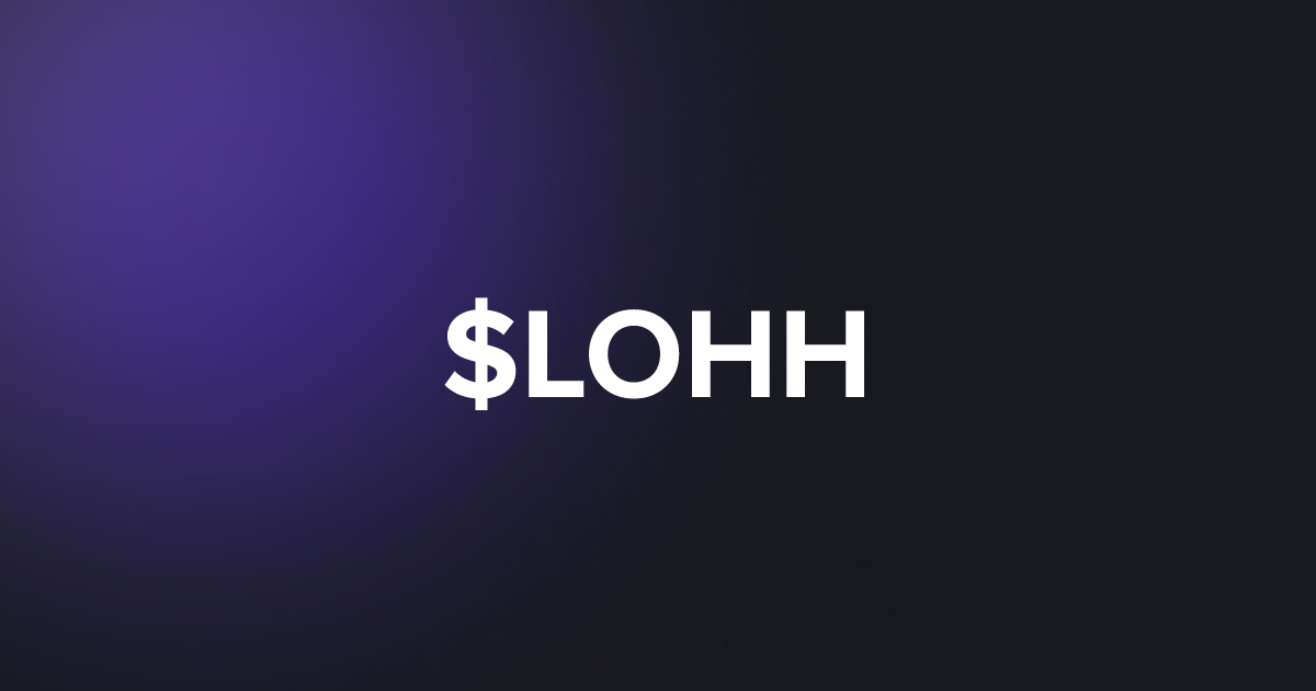 BRC20 $LOHH