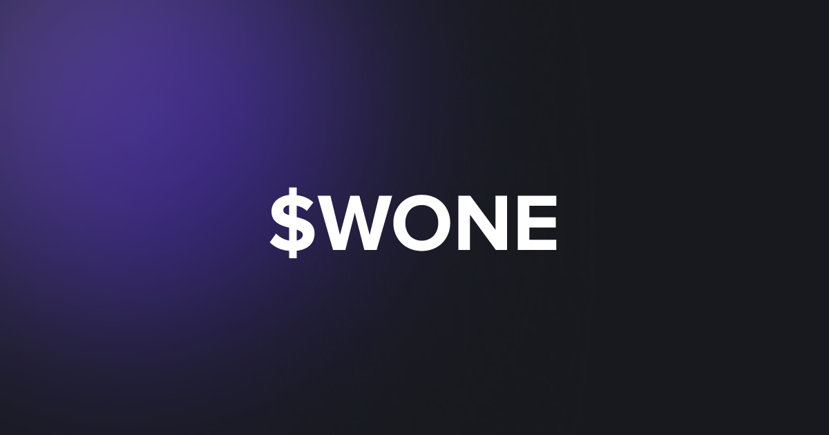 BRC20 $WONE