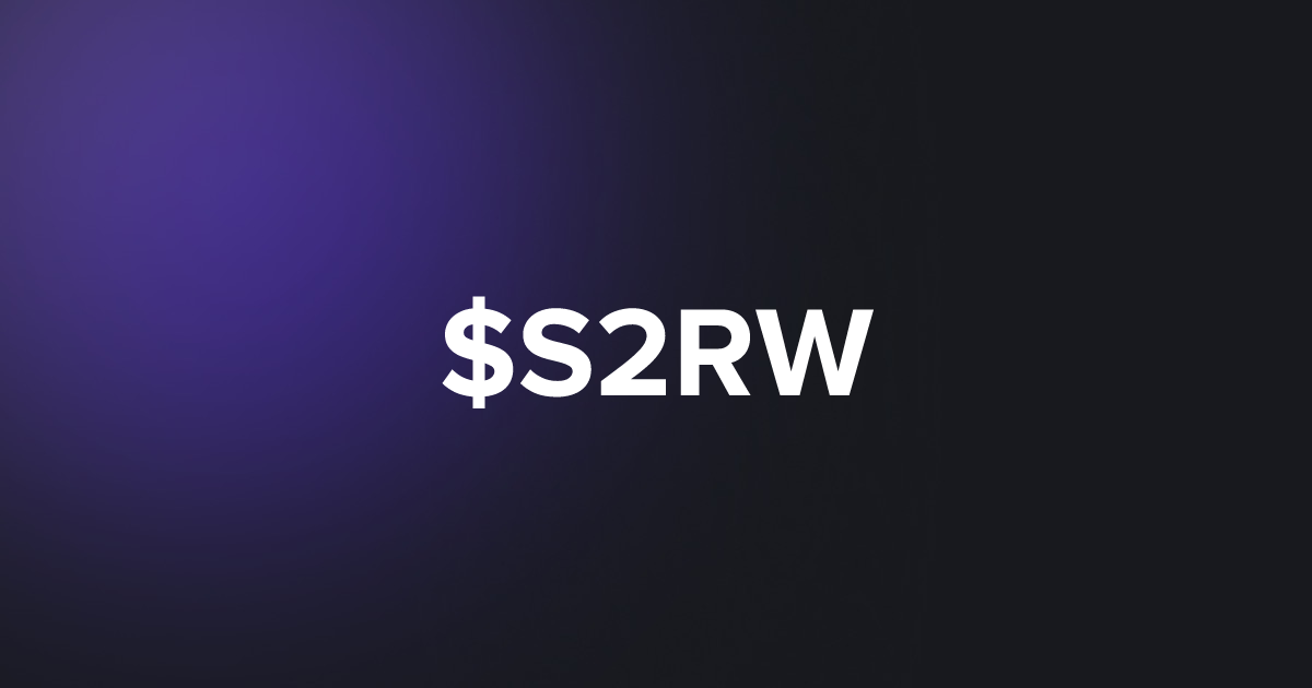 BRC20 $S2RW