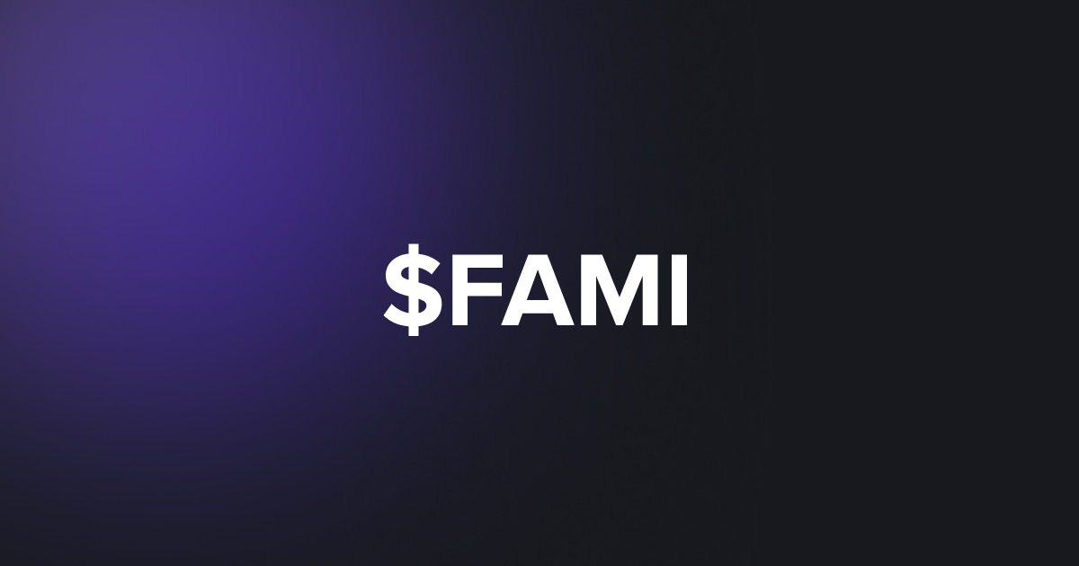 BRC20 $FAMI