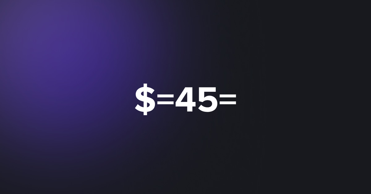 BRC20 $=45=