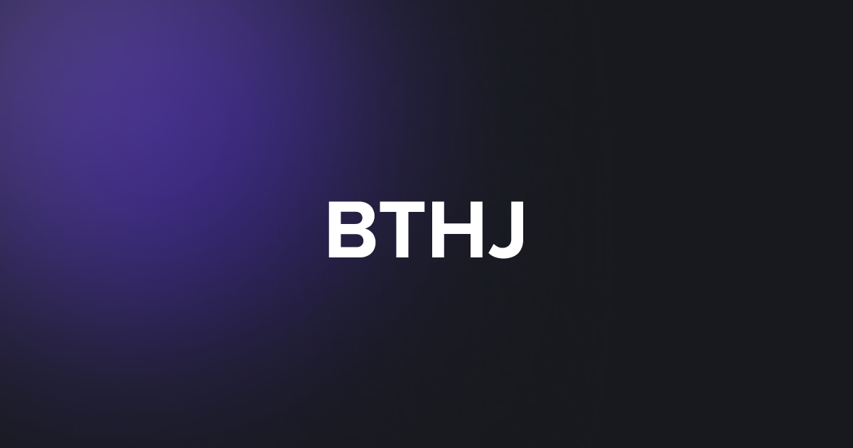 BRC20 BTHJ