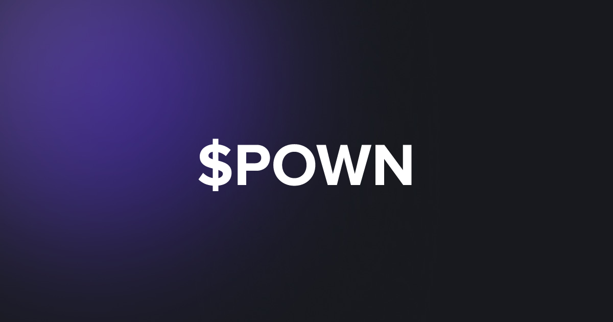 BRC20 $POWN