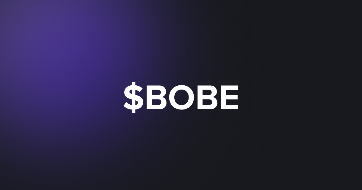 BRC20 $BOBE