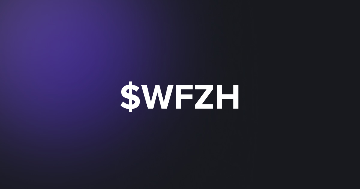BRC20 $WFZH