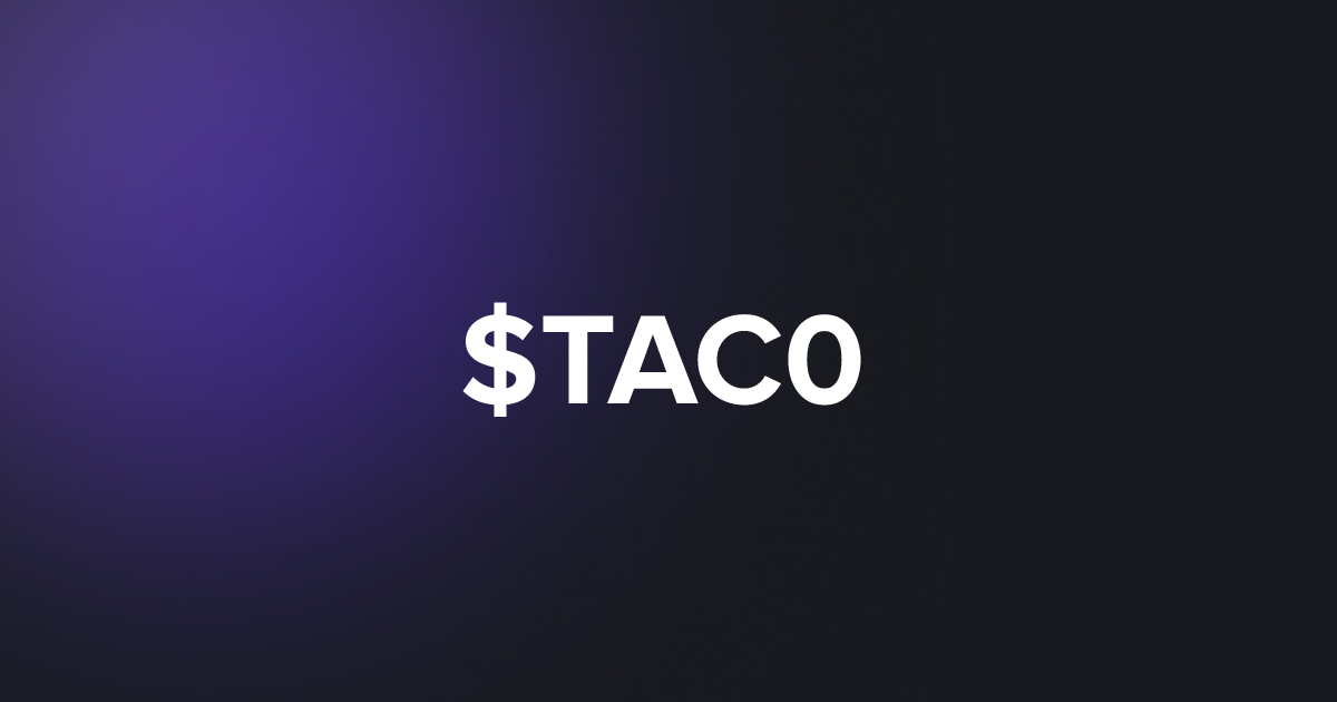 BRC20 $TAC0