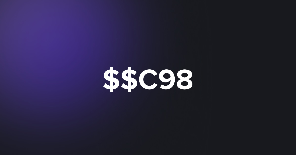 BRC20 $$C98