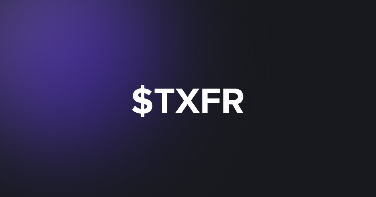 BRC20 $TXFR