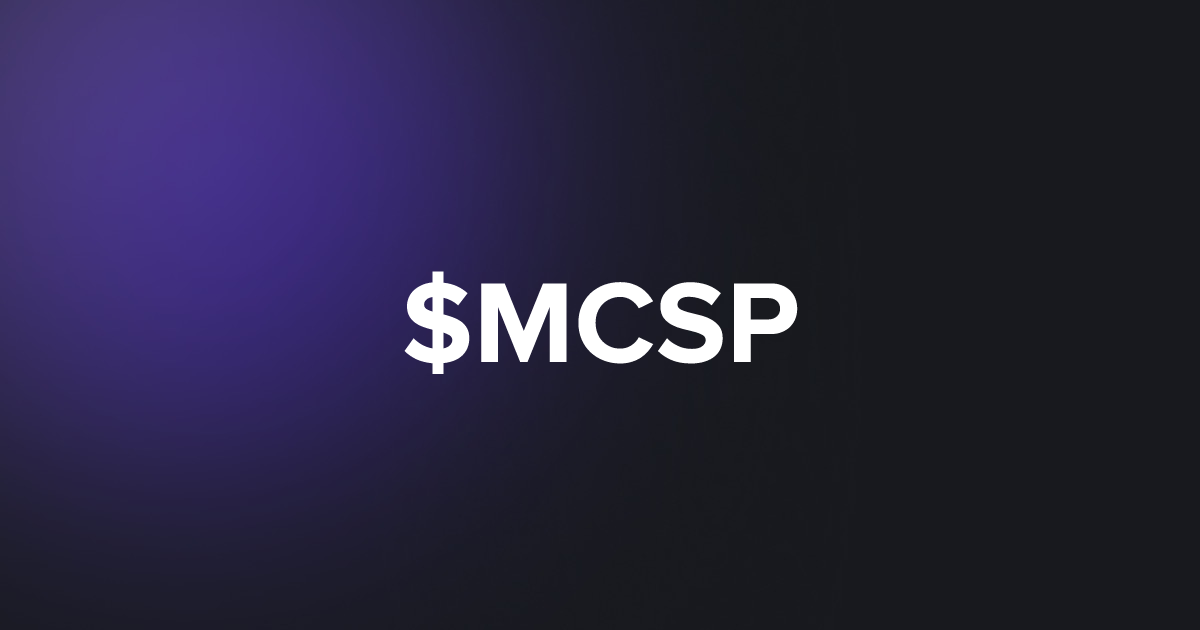 BRC20 $MCSP