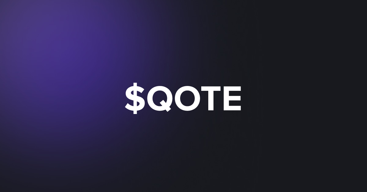 BRC20 $QOTE