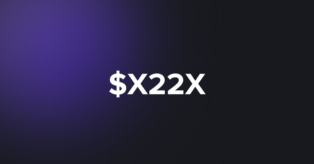 BRC20 $X22X