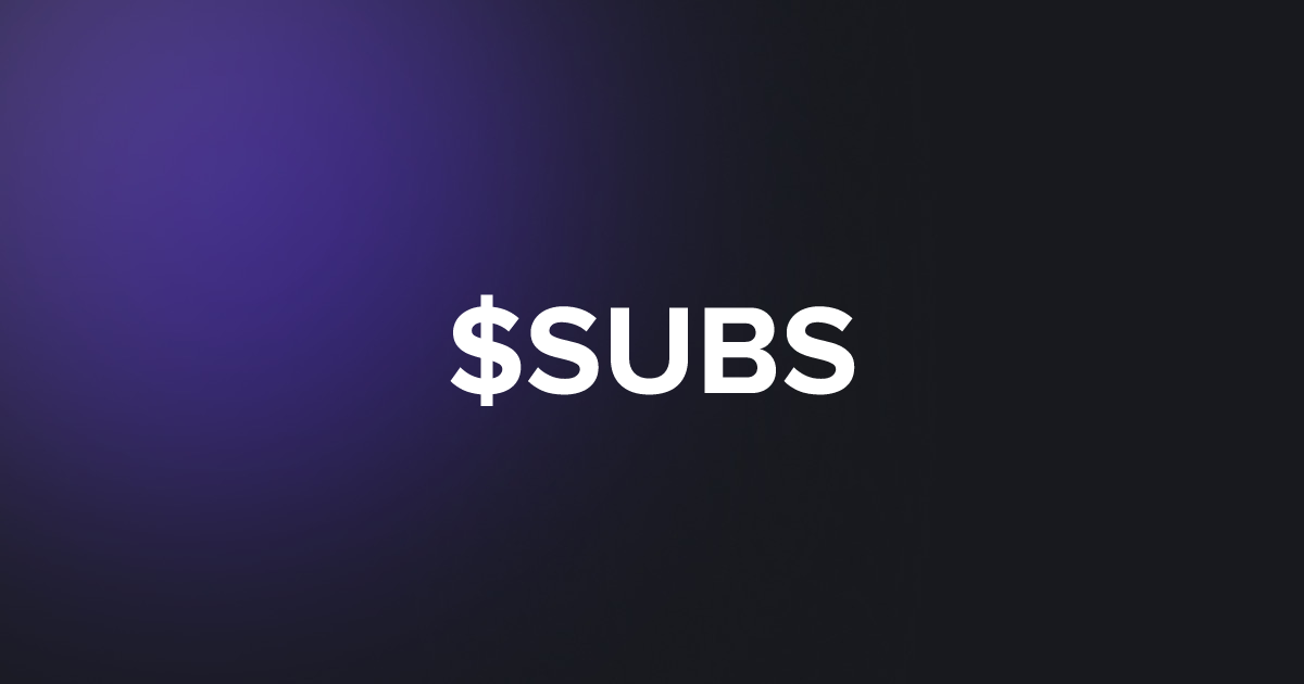 BRC20 $SUBS