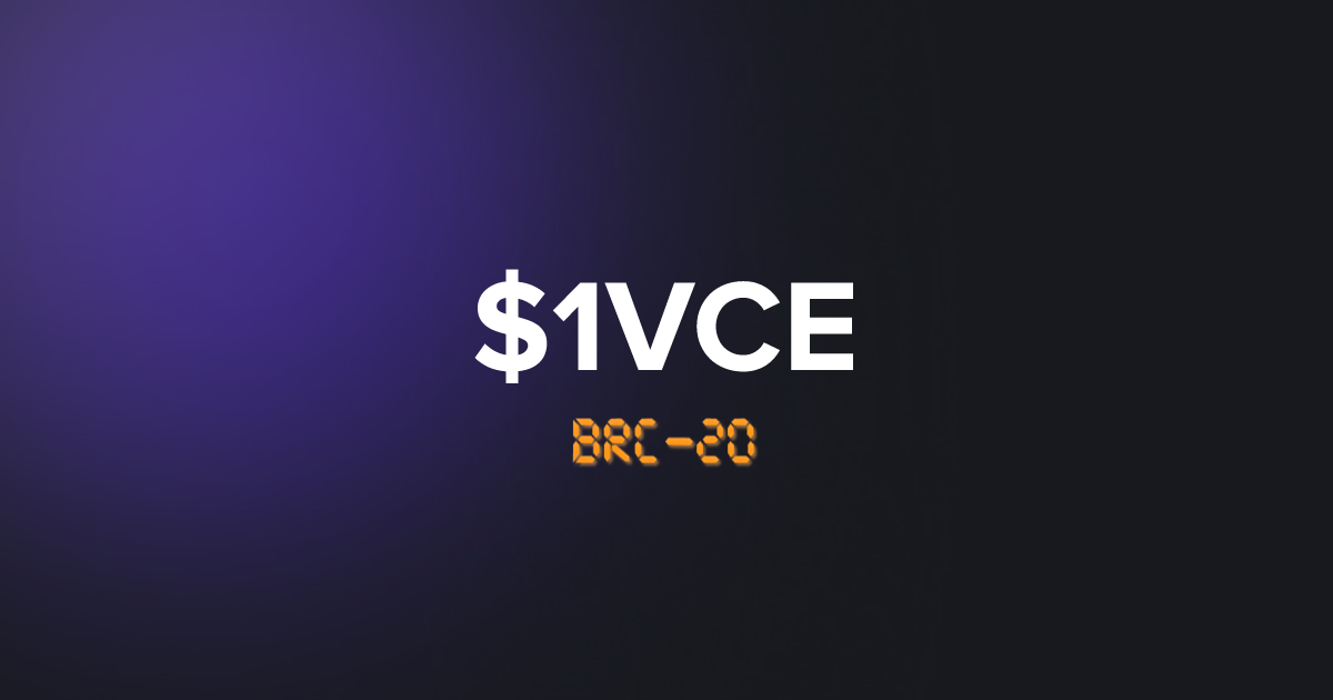 BRC20 1VCE