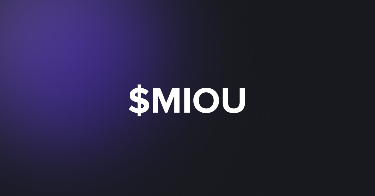 BRC20 $MIOU