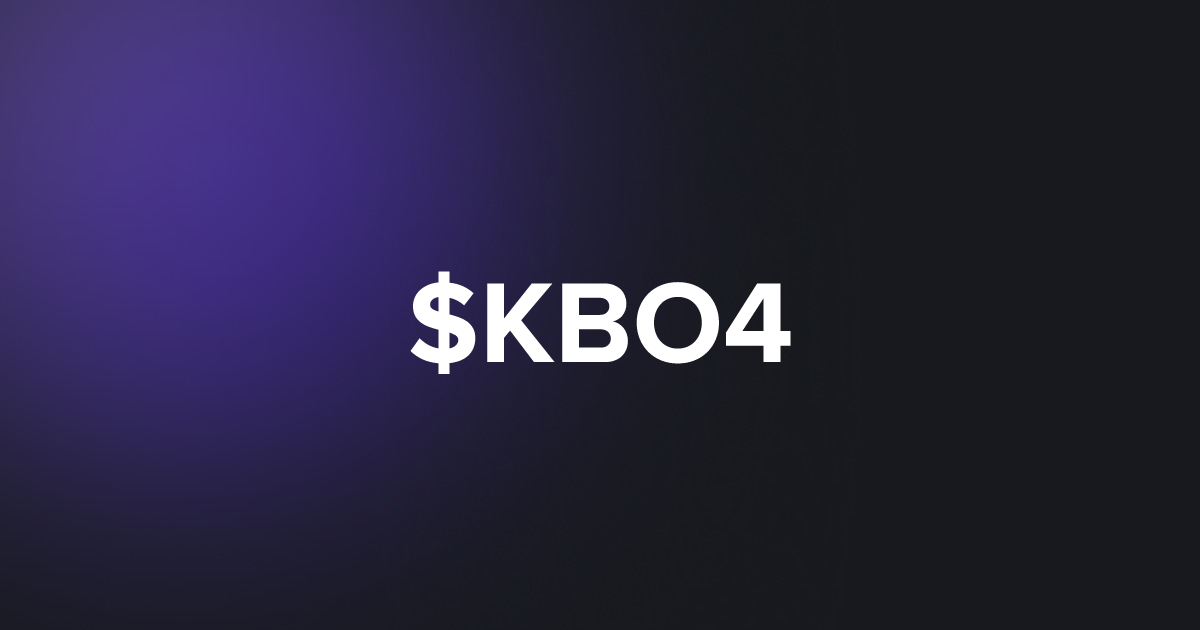 BRC20 $KBO4