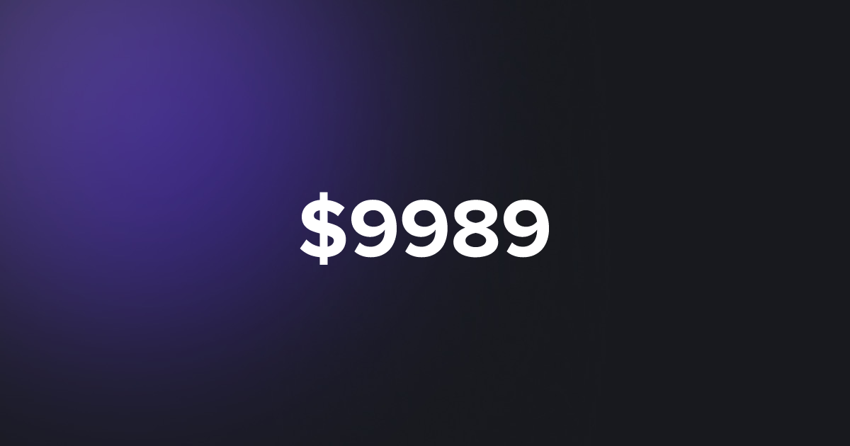 BRC20 $9989