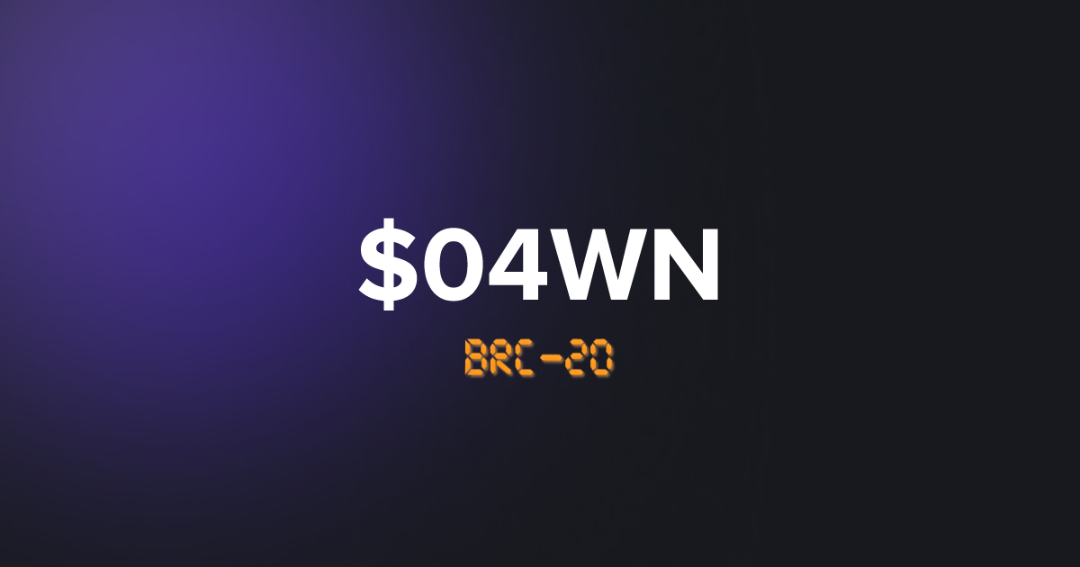 BRC20 04WN
